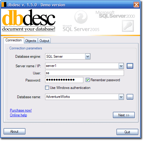 dbdesc icon